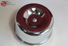 Smooth Chrome Hot Rat Rod Style Air Cleaner 1 Barrel 2 5/16 Chevy Ford Truck