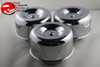 Smooth Chrome Hot Rat Rod Style Air Cleaners 2 Barrel 2 5/8" Custom Chevy Ford