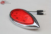 Tear Drop Style Red Led Clearance Marker Lights Bezels Hot Rat Rod Custom Truck