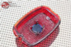 Vintage Antique Chevy Car Sedan Delivery Blue Dot Tail Light Lamp Script Lens Ea