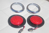 Custom Truck Hot Rat Street Rod Led Tail Lamp Lights Flush Mount Stop Turn Pair