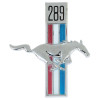 1967-68 Ford Mustang 289 Running Horse Tri-Bar Passenger Side Fender Emblem