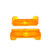 1966 66 Chevrolet Chevelle El Camino Park Light Lamp Lenses Pair