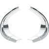 1966 1967 Chevrolet Nova Chevy II Outside Quarter Window Moldings Pair