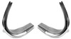 1966 1967 Chevrolet Nova Chevy II Outside Quarter Window Moldings Pair