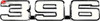 1969 Chevy Chevrolet Camaro 396 Left or Right Hand Side Fender Emblem
