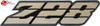 1980-81 Camaro "Z28" Grill Emblem - Gold
