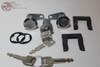 67-69 Mustang Ford Ignition Door Lock Cylinders Oem Ford Logo Keys New