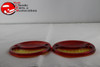 28-31 Ford Model A Tail Light Lamp Turn Signal Glass Lenses Red Amber New Pair