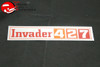 68 69 70 71 Gmc/Chevy Truck Invader 427 Valve Cover Decal