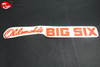 49 50 51 Oldsmobile Big Six Air Cleaner Decal 10" X 1 1/4"