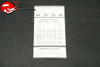 71 Barracuda Challenger Mopar E Body F78X14 Tire Pressure Decal # 3402335