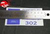 Ford "Powered By Ford 302" Valve Cover Decals Pair Aftermarket W/Ford License