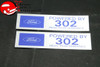 Ford "Powered By Ford High Performance" Valve Cover Decals Pair