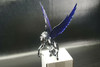 Flying Stallion 40'S 50'S Hood Ornament Custom Hot Rod Truck Blue Wings