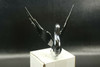 Flying Swan 40'S 50'S Hood Ornament Custom Hot Rod Truck Black Wings