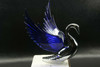 Flying Swan 40'S 50'S Hood Ornament Custom Hot Rod Truck Blue Wings