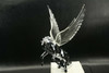 Flying Stallion 40'S 50'S Hood Ornament Custom Hot Rod Truck Clear Wings