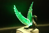 Flying Swan 40'S 50'S Hood Ornament Custom Hot Rod Truck Clear Wings Variety Led