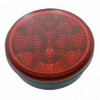 4" 12 Led Reflector Stop Turn Utility Auxiliary Light Red