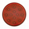 4" 12 Led Reflector Stop Turn Utility Auxiliary Light Red Pair