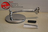 Hot Rat Street Rod Custom Vintage 4" Convex Peep Mirror Sraight Arm