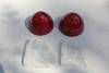 1956 Chevy Rear Incandescent Tail Light Lamp Backup Lenses Six Piece Set New