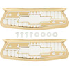 55 56 57 Chevrolet Belair Nomad 150 210 Del Ray Gold Quarter Panel Crest Emblems