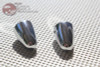 Chrome Wiper Arm Motor Cover Cap Bezel Bullets Custom Car Pickup Truc Hotrod .55