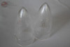 59 Cadillac Style Tail Lamp Light Flush Mount Chrome Bezels & Clear Lens
