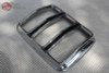 64-66 Ford Mustang Taillamp Tail Light Lens Bezel Rim Trim Chrome Black Paint 2