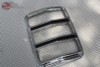 64-66 Ford Mustang Taillamp Tail Light Lens Bezel Rim Trim Chrome Black Paint 2
