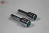 Green Medium Swarovski Diamond Door Lock Knobs Custom Truck Hot Rat Street Rod Pair