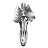 Art Deco Flying Godess 40's 50's Hood Ornament Custom Hot Rod Truck Angled Wings