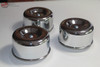 Bee Hive 2 5/8 Chrome Air Cleaners Smooth Short Custom Truck Hot Rat Rod Gasser