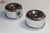 Bee Hive 2 5/8 Chrome Air Cleaners Smooth Short Custom Truck Hot Rat Rod Gasser
