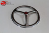 Custom Headlight 5 3/4" Lucas Tri Bar Red Dot Dual Lamp Trim Covers Set Chevy