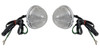 1955-57 Chevrolet Pick Up Truck Suburban Clear Park Light LH RH Assemblies Pair