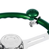 Chevy Ford GM Fullsize Car Heavy Duty Brodie Steering Wheel Spinner Green Knob