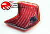 1940 Ford Passenger Car Rear Red Glass Blue Dot Tail Lamp Light Lens