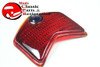 1940 Ford Passenger Car Rear Red Glass Blue Dot Tail Lamp Light Lens