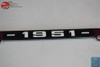 1951 Ford Car Pick Up Truck Front Rear License Plate Holder Chrome Frame New