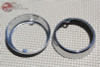 1939 Chevy Passenger Car Rear Tail Lamp Light Chrome Taillight Rims Bezels Pair