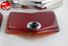 1940 Ford Rear Blue Dot Tail Lamp Light Lens Bezels Right Left Hand 4 Piece Set