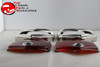 1940 Ford Rear Blue Dot Tail Lamp Light Lens Bezels Right Left Hand 4 Piece Set