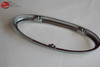 1949 1950 Ford Passenger Car Rear Lower Tail Lamp Light Chrome Rim Bezel Pair