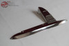 1953 1954 Chevy Passenger Car Gas Fuel Door Trim Scratch Guard Stainless New