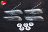 1955 55 Chevy Bel Air 210 150 Sedan Lower Paint Divider Stainless Trim Clips New