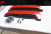 1955 Chevy Passenger Car Rear Steel Metal Fender Skirts Rubber Hardware Kit Set