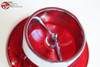 1963 Impala Fullsize Chevy Rear Tail Lamp Light Lenses Chrome Rim Trim Set Of 4